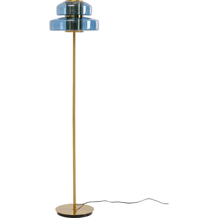 Φωτογραφία προϊόντος: KARE Floor Lamp Arcadia Blue 155cm - Χρυσό - 34Μx34Πx155Υ