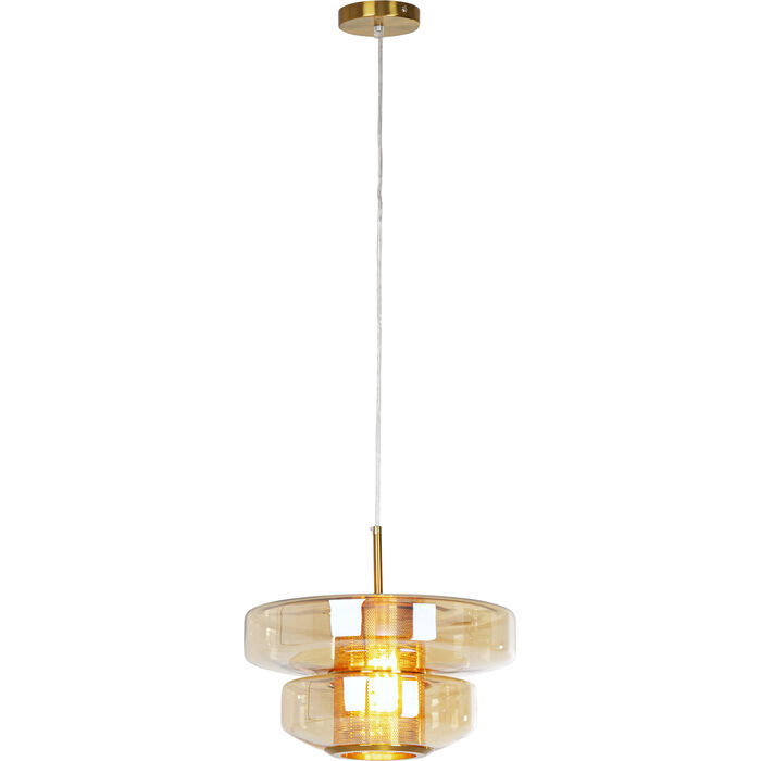 Φωτογραφία προϊόντος: KARE Pendant Lamp Arcadia Amber Ø34cm - Χρυσό - 34Μx34Πx180Υ