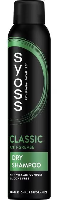 Φωτογραφία προϊόντος: Syoss Classic Dry Shampoo Anti-Grease Ξηρό Σαμπουάν για Λιπαρά Μαλλιά 200ml