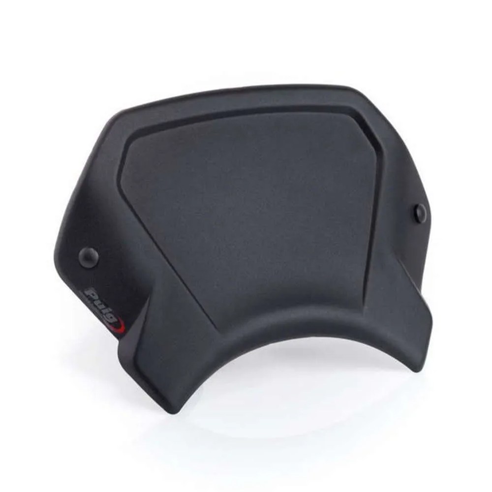 Φωτογραφία προϊόντος: ΜΑΣΚΑ ΡΕΤΡΟ ALUMINIUM FRONTAL PLATE BLACK ΓΙΑ HONDA CB125R NEO SPORTS CAFE '21-'25/ VOGE 300AC/ ACX '21-'25/ TRIUMPH SCRAMBLER 900 '23-'25 3592N | PUIG