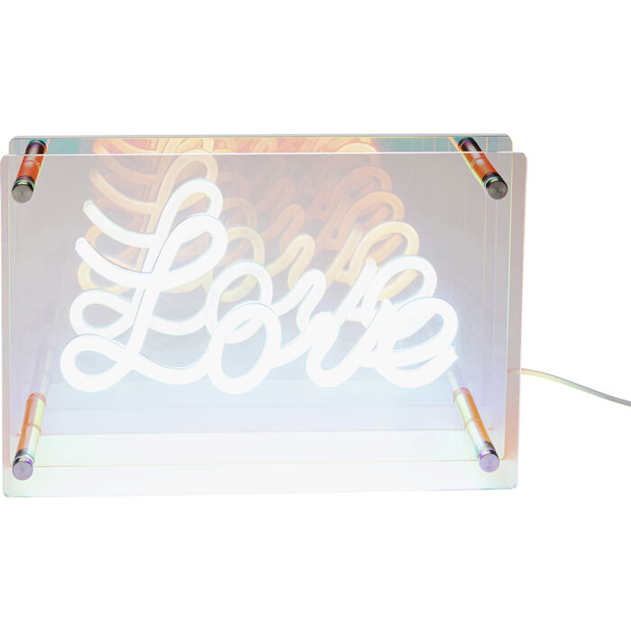 Φωτογραφία προϊόντος: KARE Table Lamp LED Font LOVE - Πολύχρωμο - 30Μx5Πx20Υ