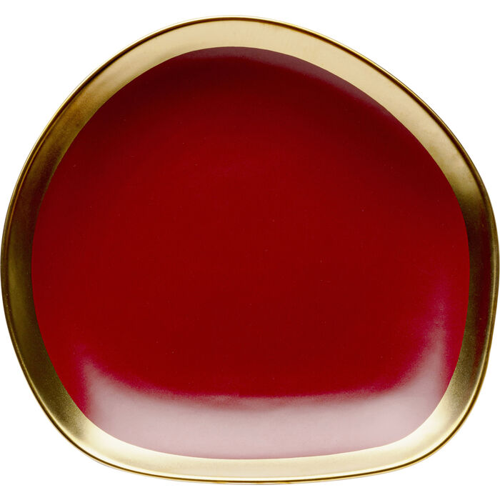 Φωτογραφία προϊόντος: KARE Plate Vibrations Red Ø27cm - Κόκκινο - 27Μx27Πx3Υ
