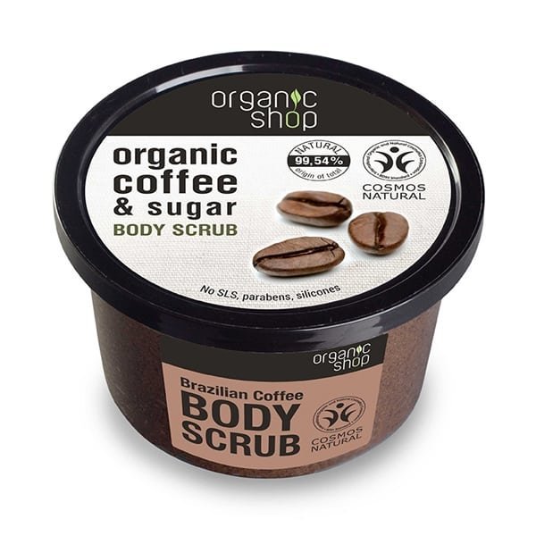 Φωτογραφία προϊόντος: ORGANIC SHOP Body Scrub Brazilian Coffee Απολεπιστικό Σώματος, 250ml