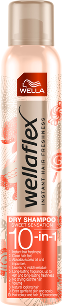Φωτογραφία προϊόντος: Wella Wellaflex Dry Shampoo Sweet Sensation Ξηρό Σαμπουάν για Όγκο & Φρεσκάδα 180ml