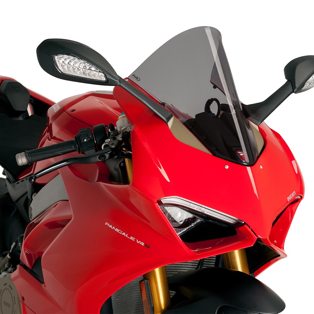 Φωτογραφία προϊόντος: ΖΕΛΑΤΙΝΑ R-RACER DARK SMOKE ΓΙΑ DUCATI PANIGALE V4 '20-'24/ SP2 '22-'23 V4R/S '20-'24 3759F | PUIG