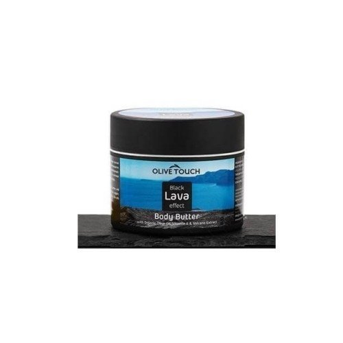 Φωτογραφία προϊόντος: OLIVE TOUCH Black Lava Effect Body Butter 100ml,Πλούσιο Βούτυρο Σώματος με Eκχύλισμα από Hφαιστειακή Λάβα