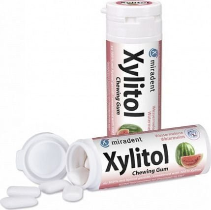 Φωτογραφία προϊόντος: MIRADENT Xylitol Mint Τσίχλες Με Γεύση Καρπούζι 30τμχ