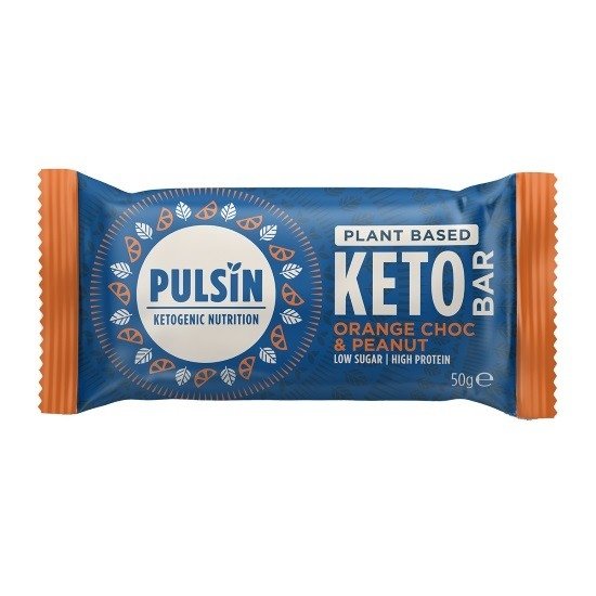 Φωτογραφία προϊόντος: PULSIN Μπάρα Πρωτεΐνης Keto με Κέικ Σοκολάτας, Πορτοκάλι &amp; Φυστίκι 50gr