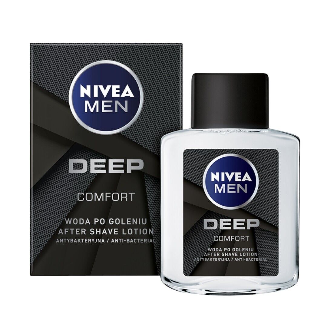 Φωτογραφία προϊόντος: Nivea Men Deep After Shave Λοσιόν με Αντιβακτηριδιακή Δράση & Άρωμα Dark Wood 100ml