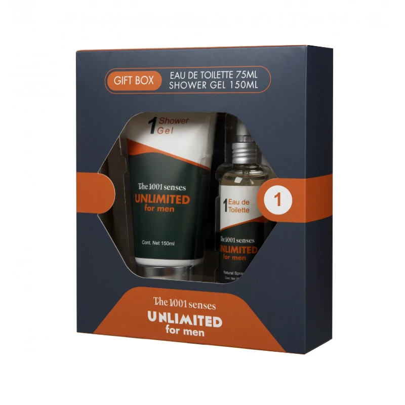 Φωτογραφία προϊόντος: THE 1001 SENSES 1001 Senses Gift For Him 1: Unlimeted Αντρικό Σετ Δώρου Άρωμα Eau de Toilette 75 ml & Shower Gel 150ml