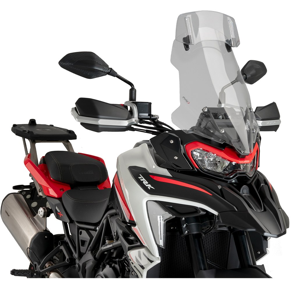 Φωτογραφία προϊόντος: ΖΕΛΑΤΙΝΑ SMOKE TOURING WINDSHIELD ΜΕ VISOR ΓΙΑ BENELLI TRK 702/ 702X '23-'26 22586H | PUIG