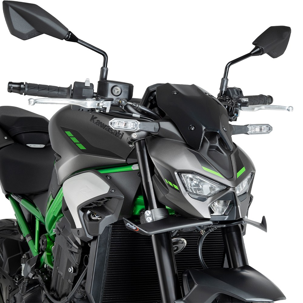 Φωτογραφία προϊόντος: ΜΠΡΟΣΤΙΝΑ SPOILERS DOWNFORCE NAKED FRONTAL SPOILERS MATT BLACK ΓΙΑ KAWASAKI Z900/ Z900SE '25 22446J | PUIG