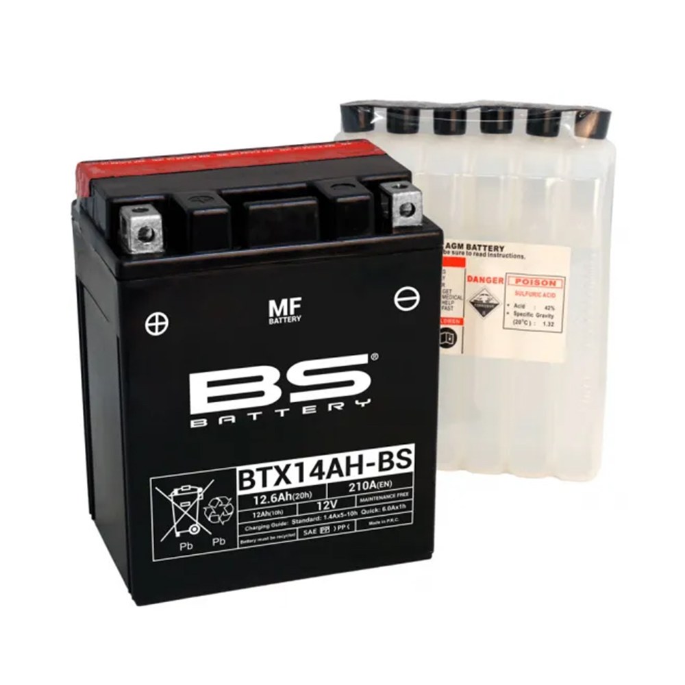 Φωτογραφία προϊόντος: BS BATTERY ΜΠΑΤΑΡΙΑ BS-BTX14AH-BS MF 12V | BS-BATTERY