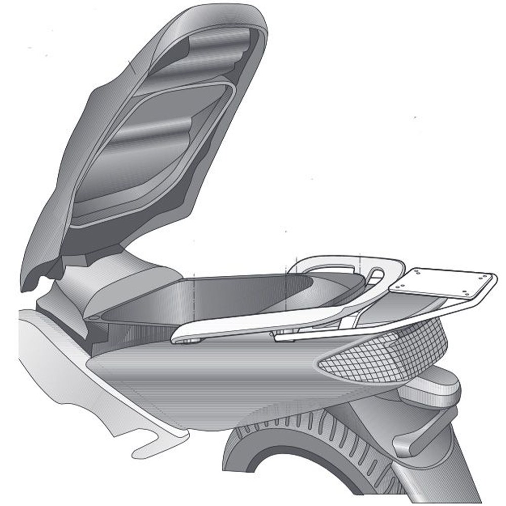 Φωτογραφία προϊόντος: ΣΧΑΡΑ Y0T51T TOP MASTER ΓΙΑ YAMAHA T-MAX 500 '01-'07 | SHAD