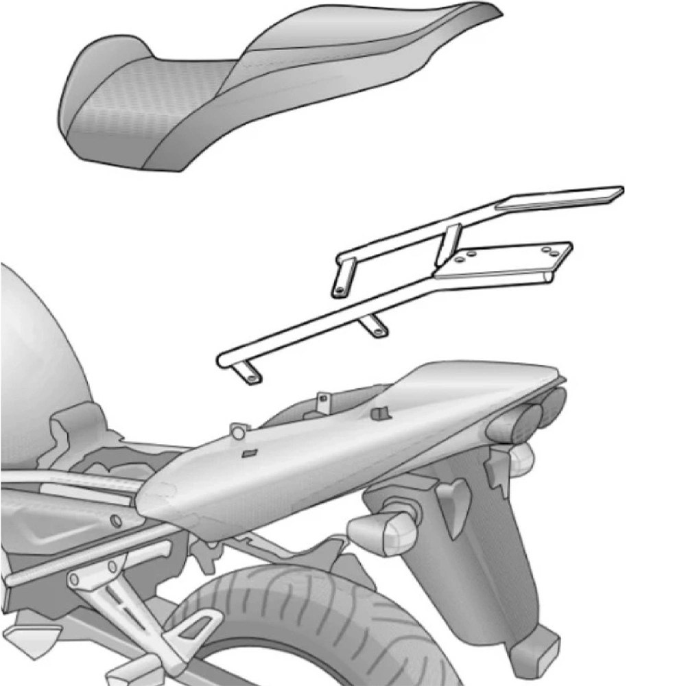 Φωτογραφία προϊόντος: ΜΠΡΑΤΣΑ Y0FZ11ST ΓΙΑ YAMAHA FAZER 1000 '01-'05 | SHAD