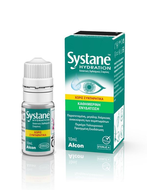 Φωτογραφία προϊόντος: Alcon Systane Hydration Λιπαντικές Οφθαλμικές Σταγόνες Χωρίς Συντηρητικά