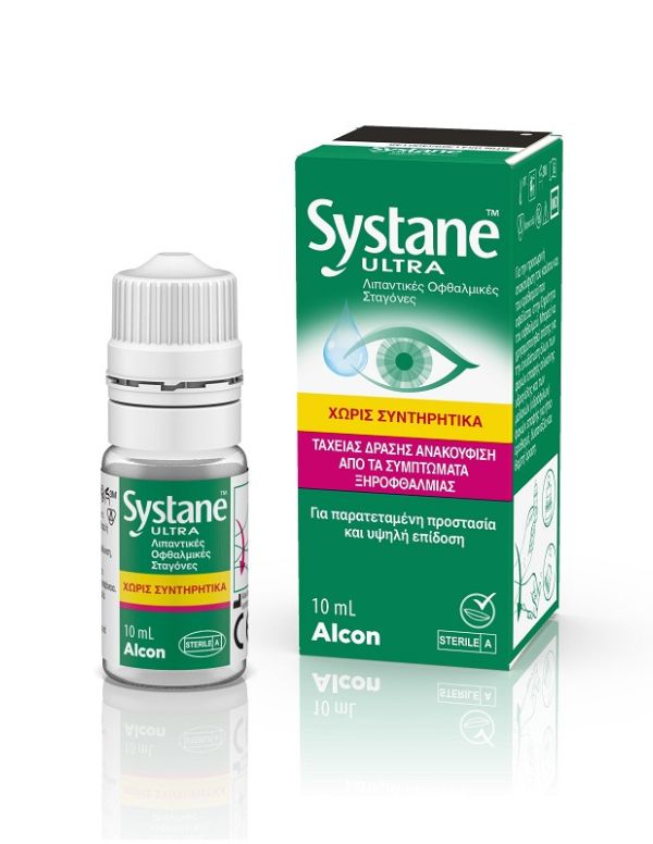 Φωτογραφία προϊόντος: Alcon Systane Ultra Λιπαντικές Οφθαλμικές Σταγόνες Χωρίς Συντηρητικά