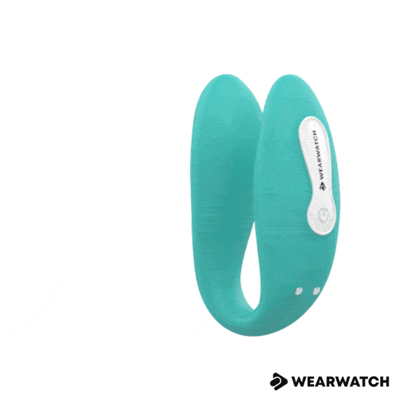 Φωτογραφία προϊόντος: WEARWATCH DUAL PLEASURE WIRELESS TECHNOLOGY WATCHME AQUAMARINE / JET BLACK