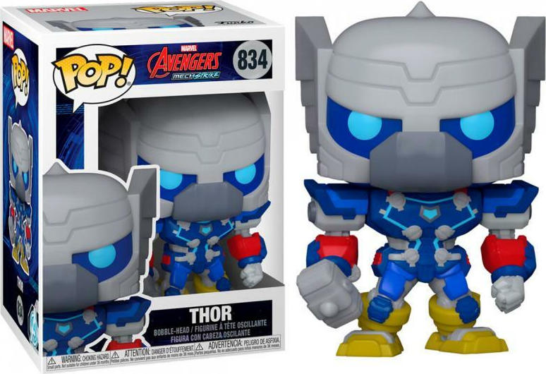 Φωτογραφία προϊόντος: Coolmerch Funko Pop! Marvel: Avengers Mech Strike – Thor Mech, Vinyl Bobble-Head Figure #834