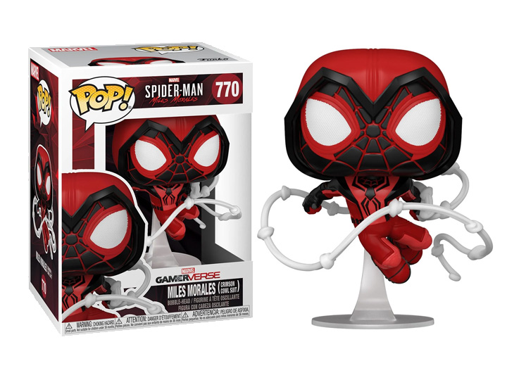 Φωτογραφία προϊόντος: Coolmerch Funko POP! Marvel Gamerverse: Spider-Man Miles Morales - Miles Morales (Crimson Cowl Suit) #770 Bobble-Head Vinyl Figure