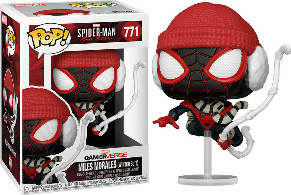 Φωτογραφία προϊόντος: Coolmerch Funko Pop! Marvel: Spider-Man - Miles Morales Gamerverse Miles Morales (Winter Suit), Vinyl Bobble-Head Figure #771
