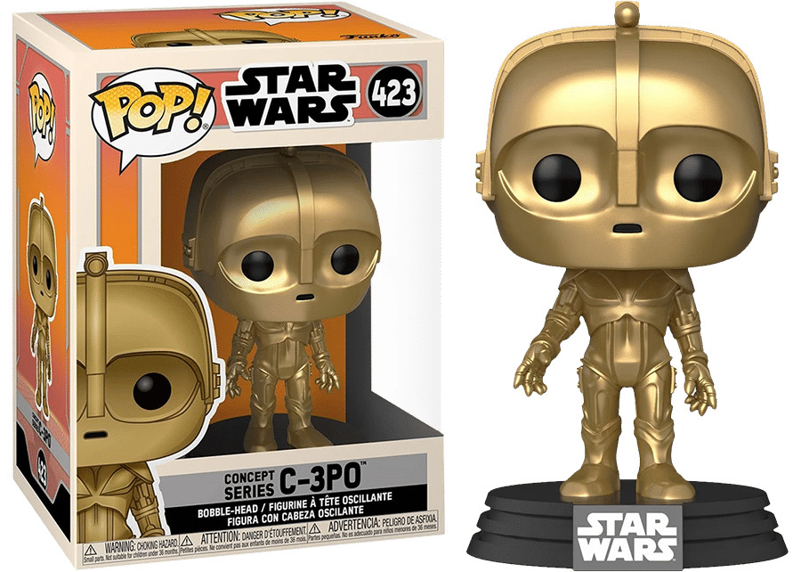 Φωτογραφία προϊόντος: Coolmerch Funko Pop! Star Wars: Concept Series C-3PO, Vinyl Bobble-Head Figure #423