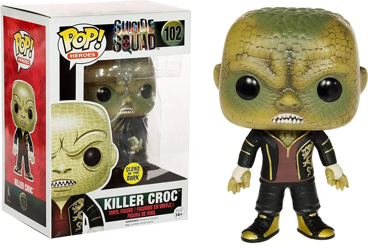 Φωτογραφία προϊόντος: Coolmerch Funko Pop! Heroes: Suicide Squad – Killer Croc (Glows in the Dark), Vinyl Figure #102