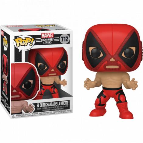 Φωτογραφία προϊόντος: Coolmerch Funko Pop! Marvel: Lucha Libre Edition – El Chimichanga De La Muerte (Deadpool), Vinyl Bobble-Head Figure #712