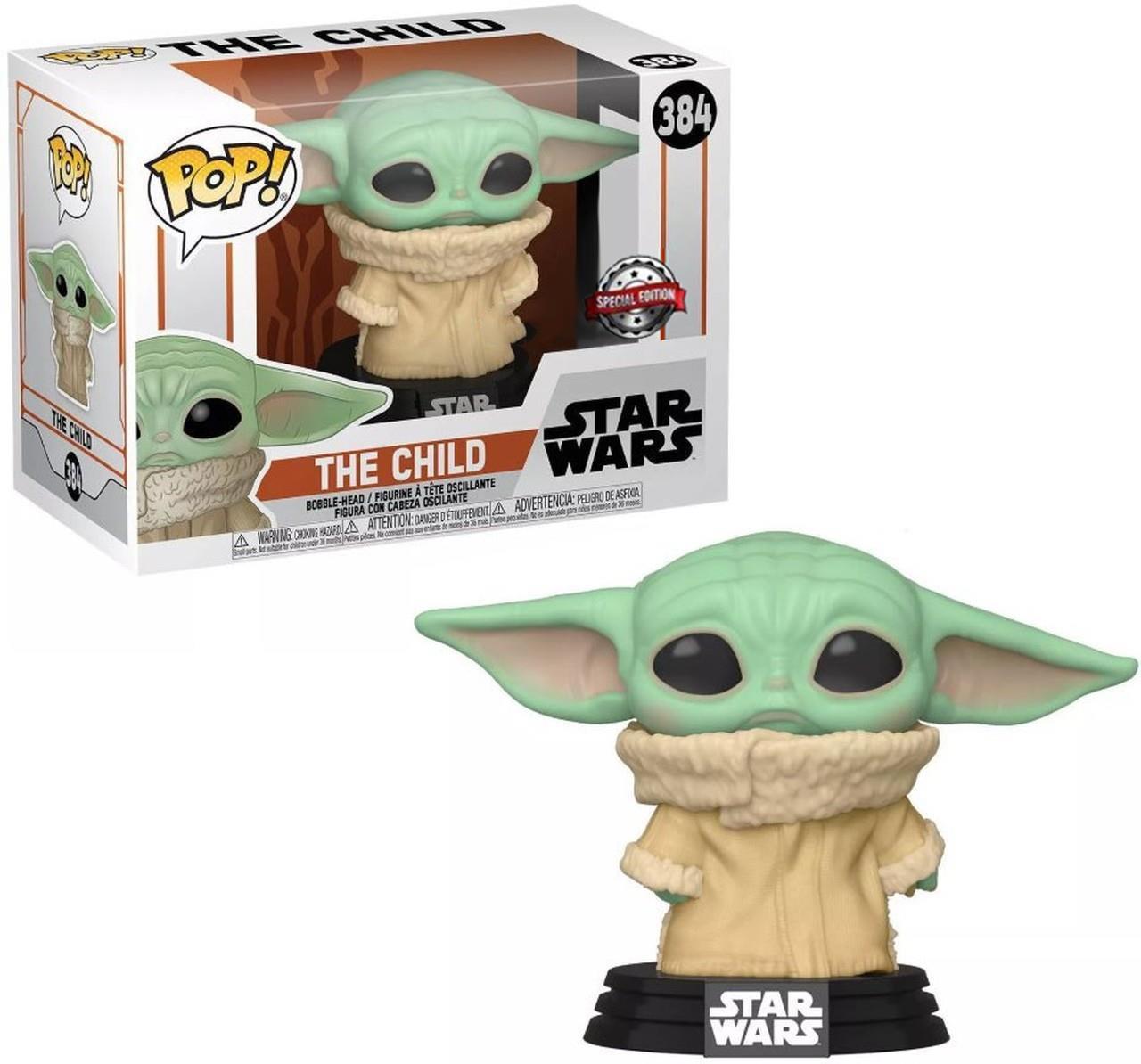 Φωτογραφία προϊόντος: Coolmerch Funko POP! Star Wars: Mandalorian - The Child Concerned (Special Edition), Vinyl Bobble-Head Figure #384