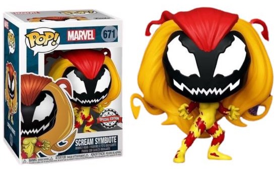 Φωτογραφία προϊόντος: Coolmerch Funko POP! Marvel - Scream Symbiote (Special Edition), Vinyl Bobble-Head Figure #671