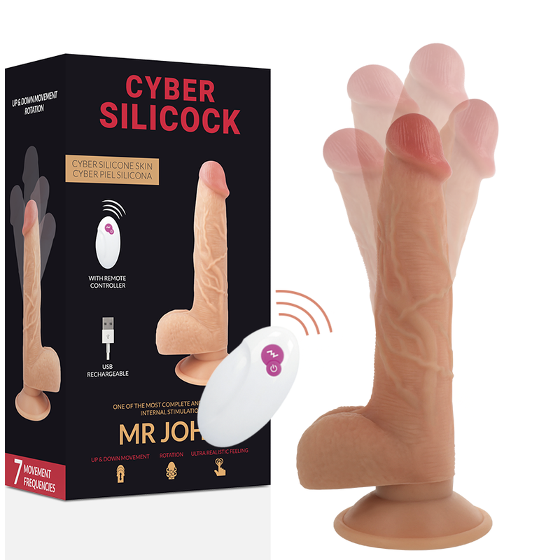 Φωτογραφία προϊόντος: CYBER SILICOCK REMOTE CONTROL REALISTIC MR JOHN
