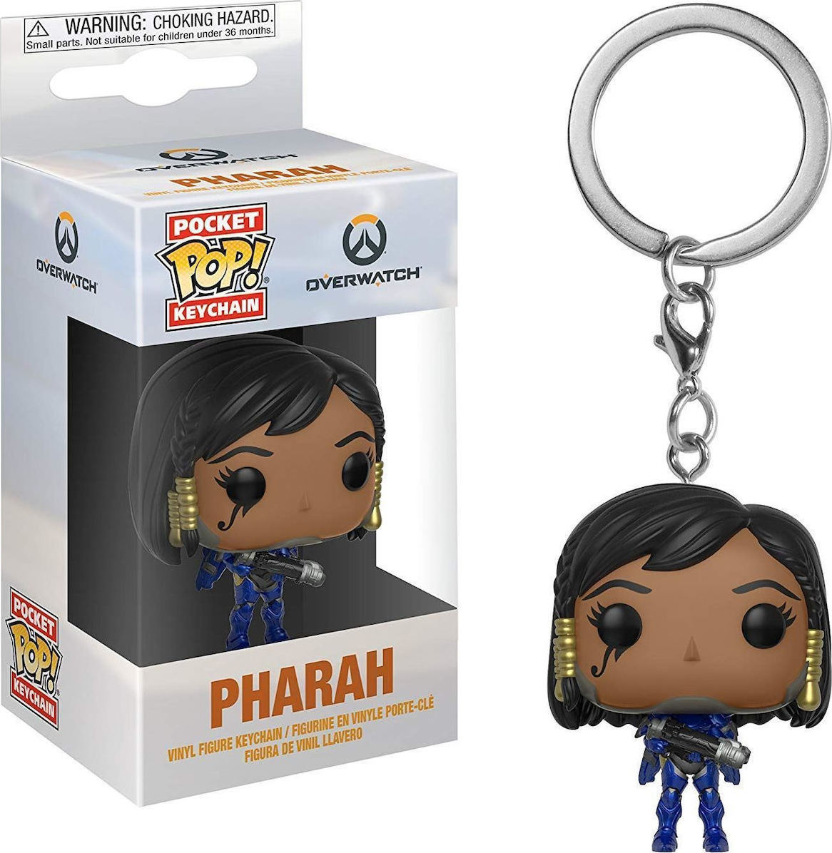 Φωτογραφία προϊόντος: Funko Pocket Pop! Overwatch Pharah Μπρελόκ Φιγούρα Vinyl