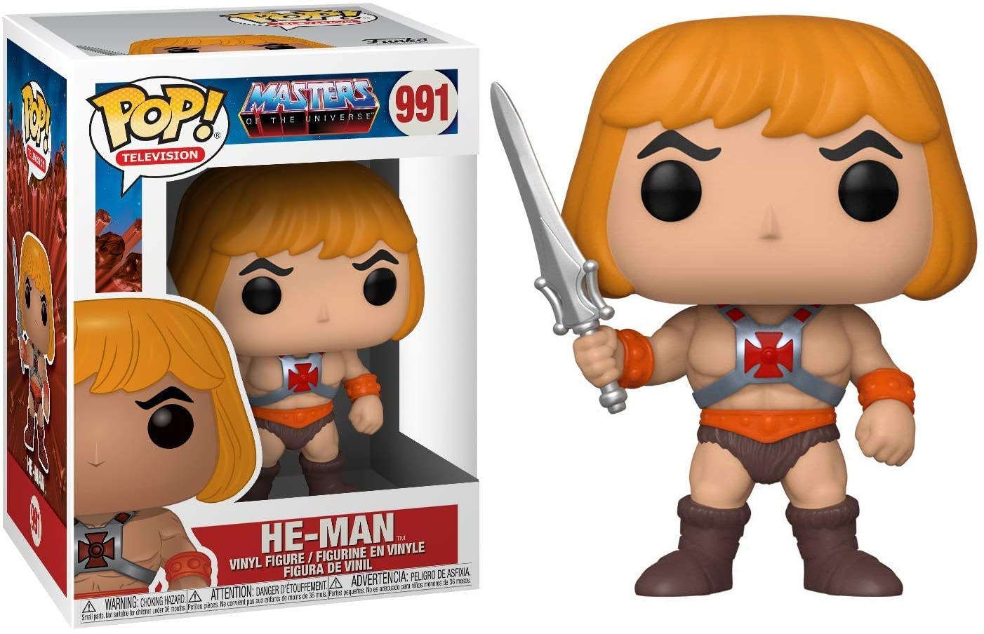 Φωτογραφία προϊόντος: Funko Pop! Animation: Masters of The Universe - He-Man Vinyl Figure #991