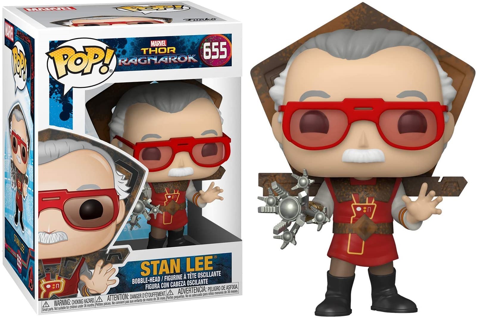 Φωτογραφία προϊόντος: Funko POP! Marvel: Thor Ragnarok - Stan Lee in Ragnarok Outfit Vinyl Figure #655