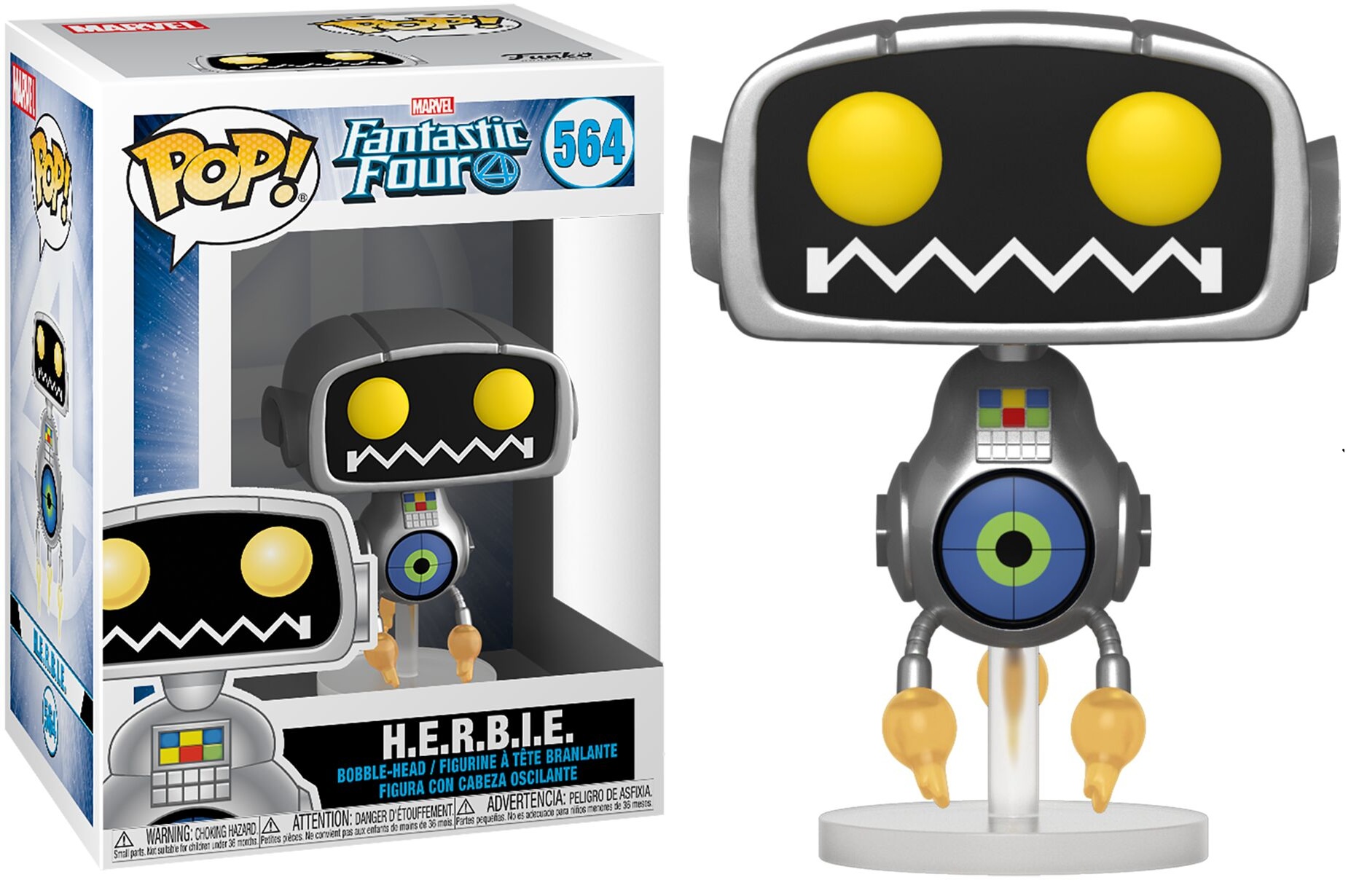 Φωτογραφία προϊόντος: Funko Pop! Marvel Fantastic Four - H.E.R.B.I.E. Vinyl Bobble-Head Figure #564