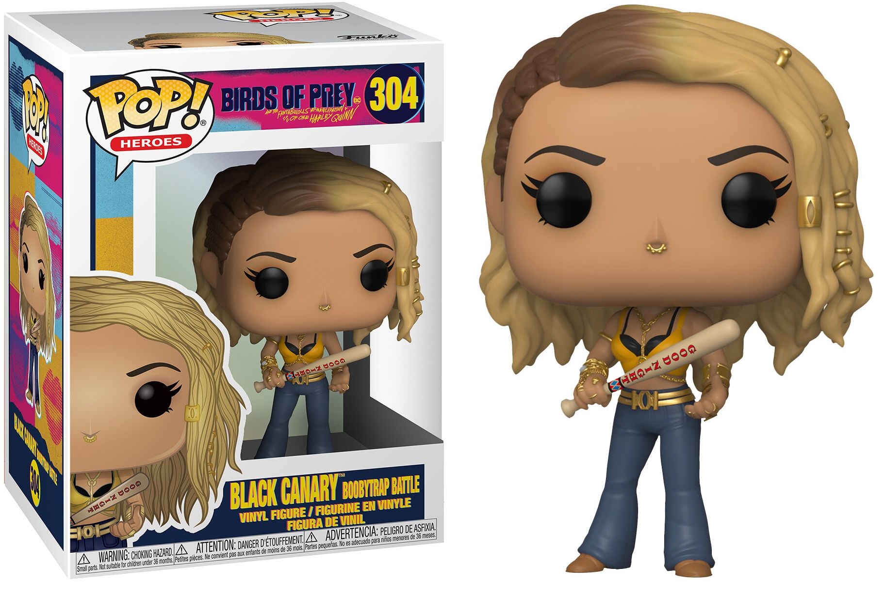 Φωτογραφία προϊόντος: Funko POP! Heroes: Birds of Prey - Black Canary (Boobytrap Battle) Vinyl Figure #304