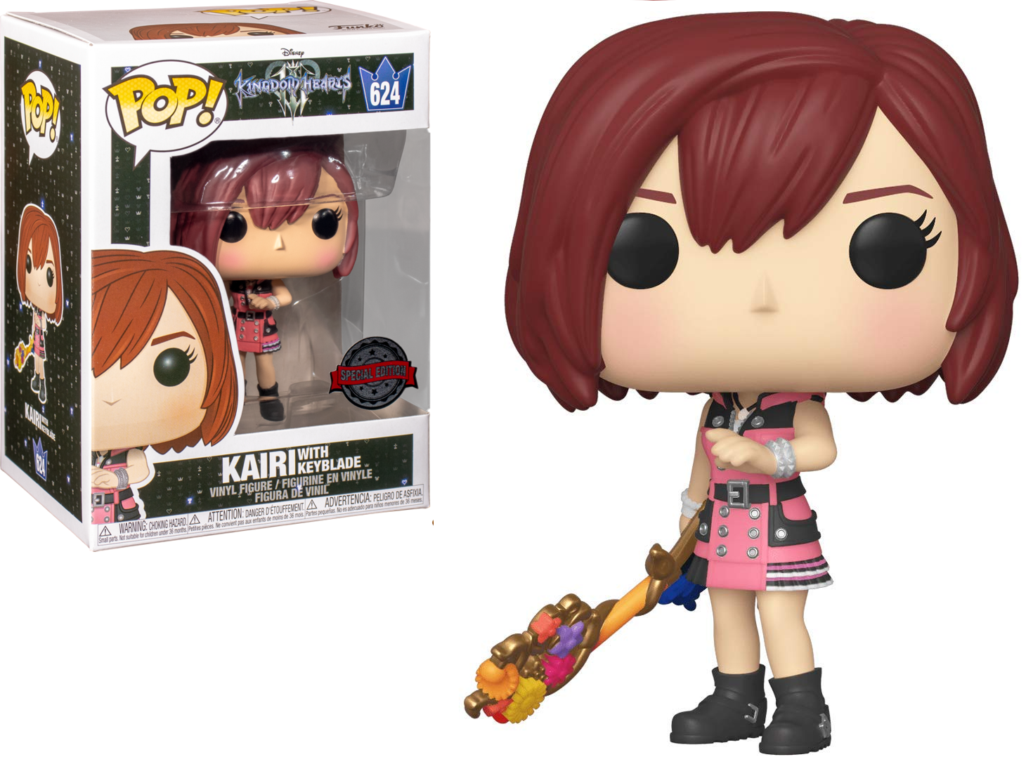 Φωτογραφία προϊόντος: Funko Pop! Disney Kingdom Hearts 3 Kairi with Keyblade Special Edition Vinyl Figure #624