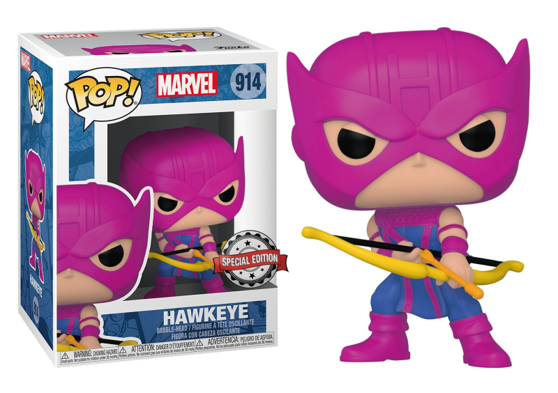 Φωτογραφία προϊόντος: Funko POP! Marvel: Hawkeye Special Edition Vinyl Bobble-Head Figure #914