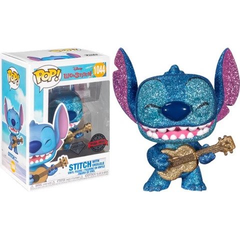 Φωτογραφία προϊόντος: Funko Pop! Lilo & Stitch - Stitch with Ukulele Special Edition Diamond Collection Vinyl Figure #1044