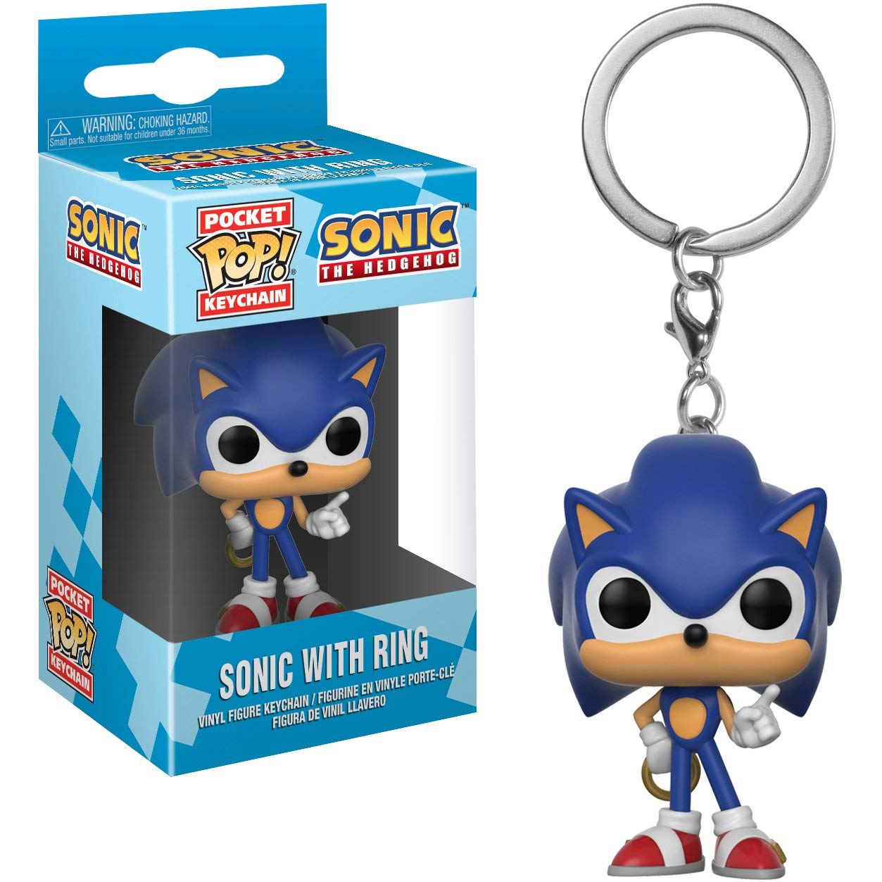 Φωτογραφία προϊόντος: Funko Pop! Keychain: Games - Sonic with Ring Collectible Toy