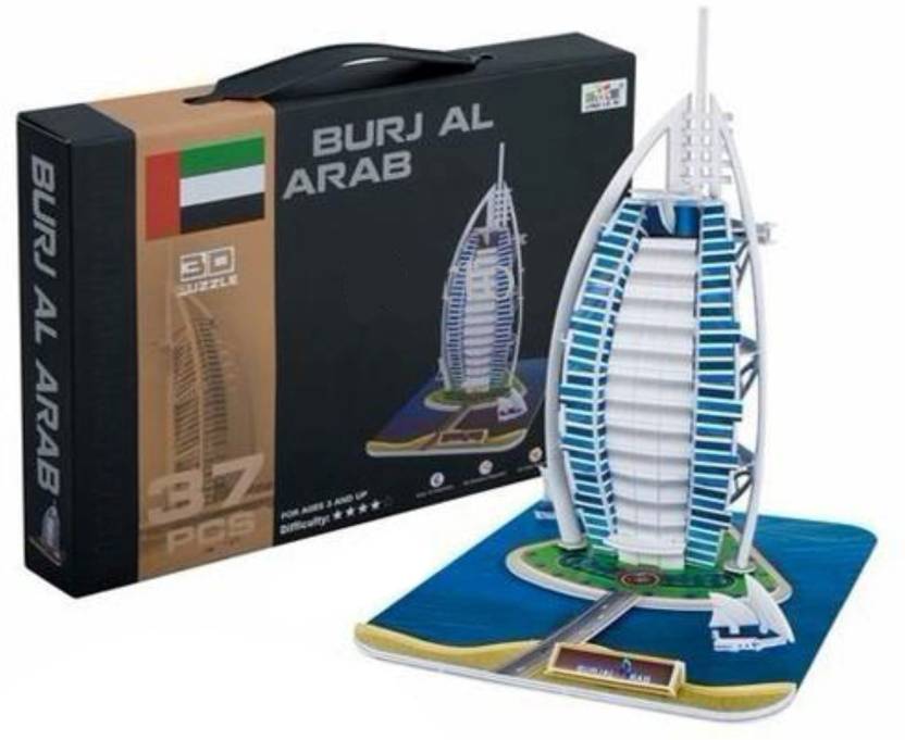 Φωτογραφία προϊόντος: Coolmerch Burj Al Arab Hotel Dubai 3D Puzzle 37 τεμαχίων