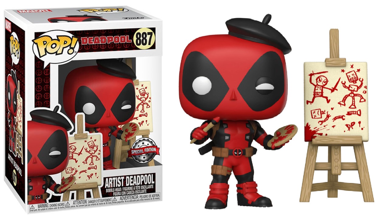 Φωτογραφία προϊόντος: Coolmerch Funko POP! Marvel Deadpool 30th Anniversary: Artist Deadpool (Special Edition), Vinyl Bobble-Head Figure #887
