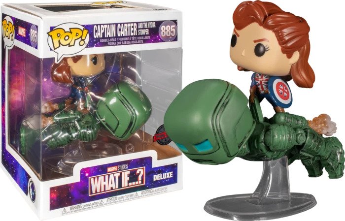 Φωτογραφία προϊόντος: Coolmerch Funko Pop! Marvel: What If… - Captain Carter and the Hydra Stomper (Year of the Shield) , Vinyl Bobble-Head Figure #885