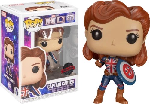 Φωτογραφία προϊόντος: Coolmerch Funko Pop! Marvel: What If… - Captain Carter (Special Edition), Vinyl Bobble-Head Figure #875