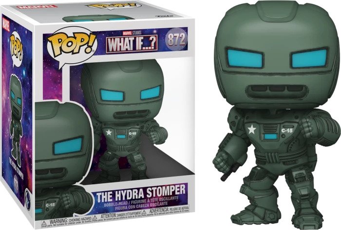 Φωτογραφία προϊόντος: Coolmerch Funko POP! Marvel What If...? - The Hydra Stomper (15cm), Vinyl Bobble-Head Figure #872