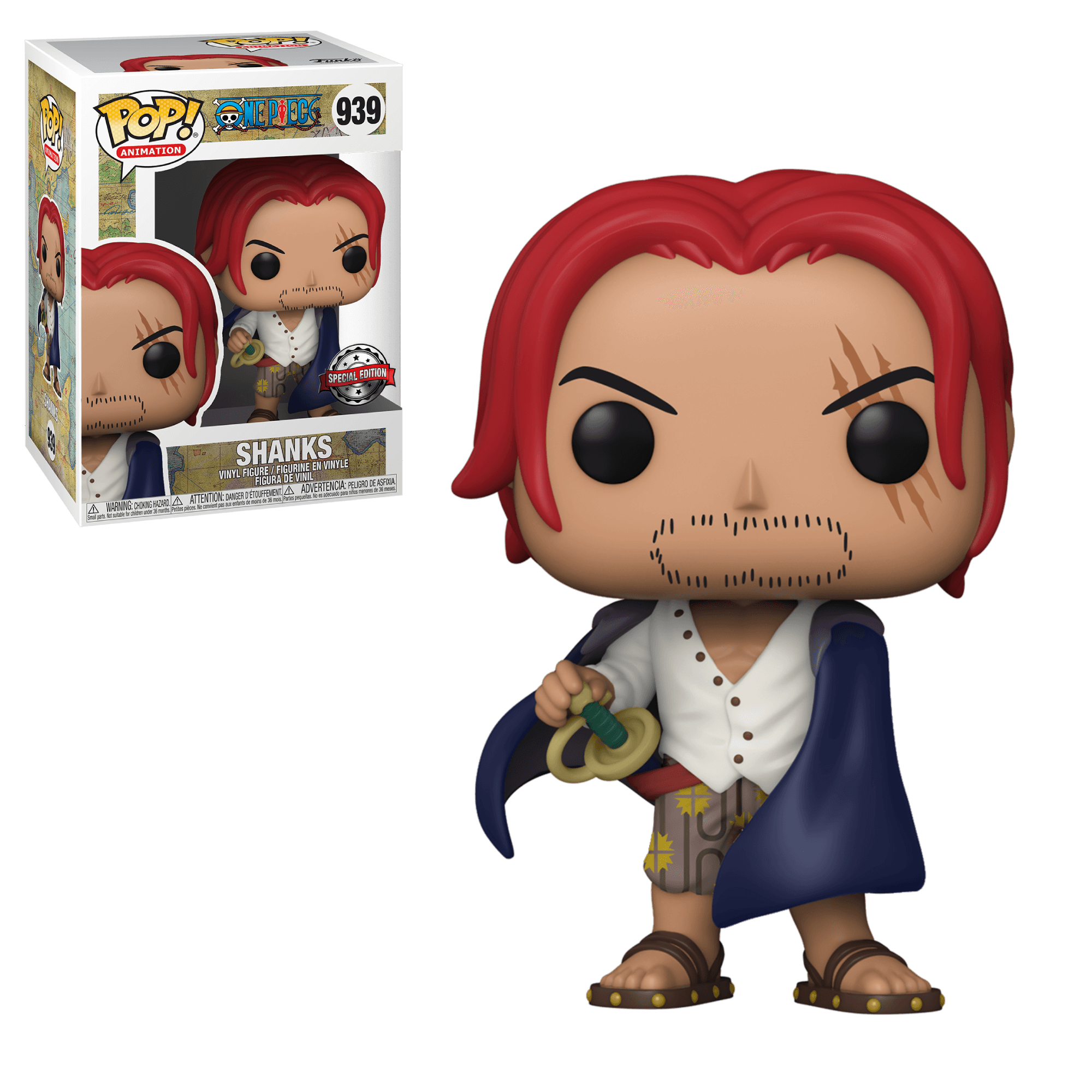 Φωτογραφία προϊόντος: Coolmerch Funko Pop! Animation: One Piece – Shanks (Special Edition), Vinyl Figure #939