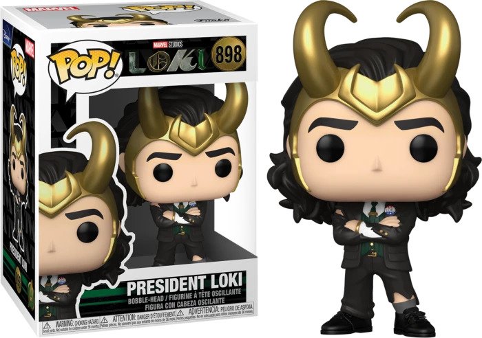 Φωτογραφία προϊόντος: Coolmerch Funko Pop! Loki (2021) – President Loki, Vinyl Bobble-Head Figure #898