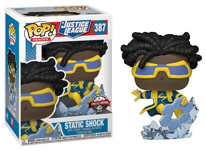 Φωτογραφία προϊόντος: Funko POP! DC Heroes: Justice League - Static Shock (Special Edition) #387
