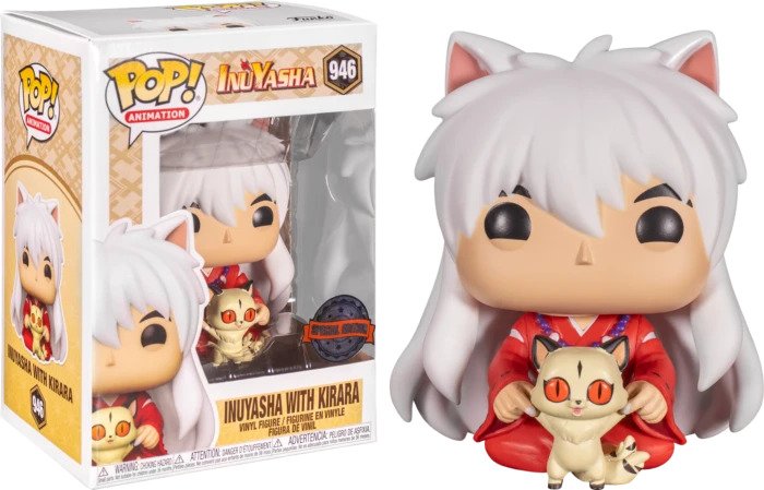 Φωτογραφία προϊόντος: Funko Pop! Animation: InuYasha with Kirara (Special Edition) #946