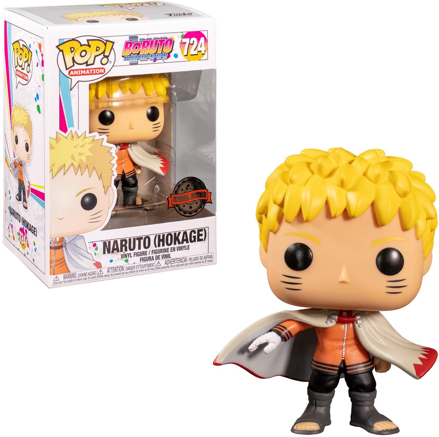 Φωτογραφία προϊόντος: Funko Pop! Boruto: Naruto Next Generations - Naruto (Hokage), Vinyl Figure #724